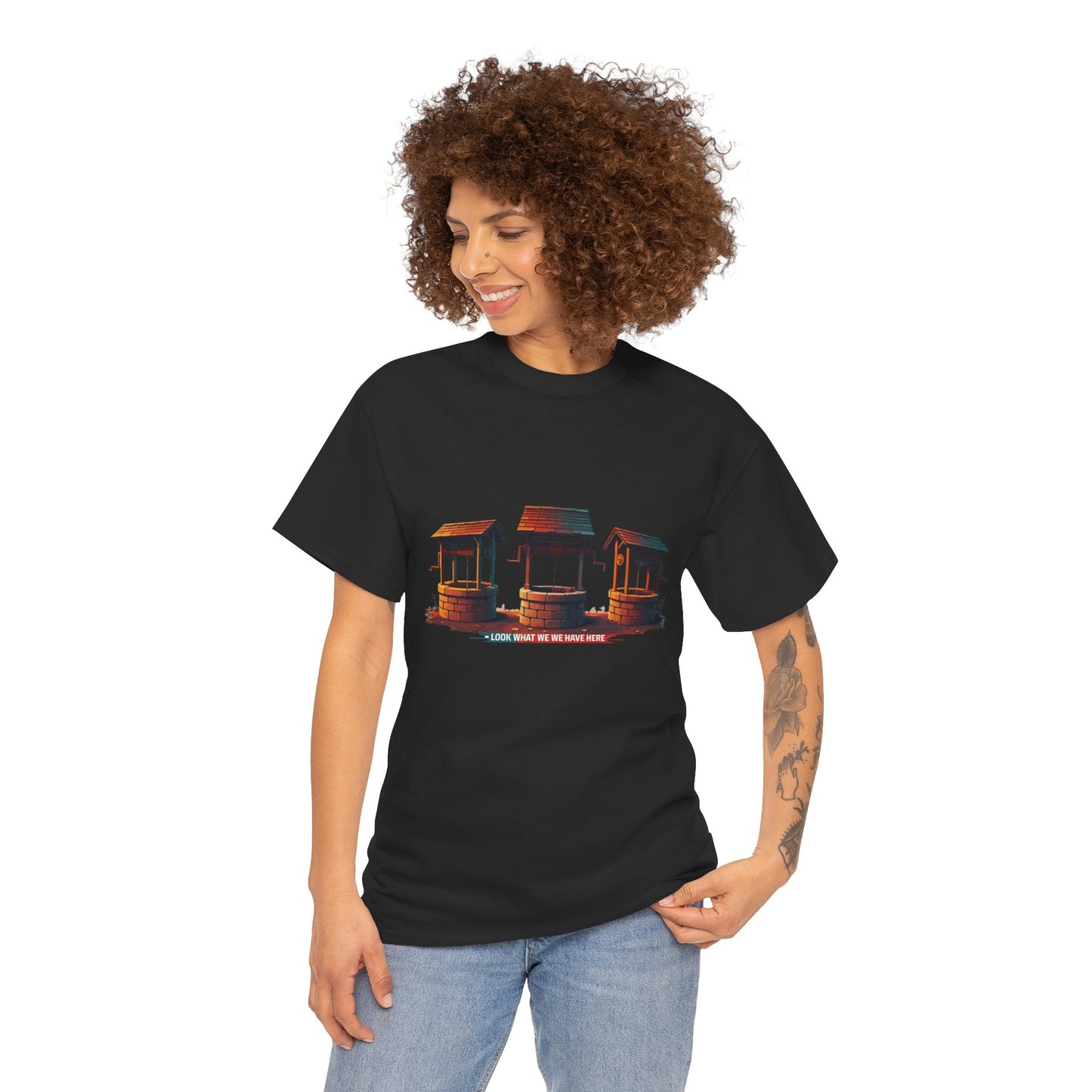 Funny “Well Well Well” T-Shirt • Pun Graphic Tee with Wishing Wells • Retro Vintage Humor Shirt • Gift for Pun Lovers & Joke Fans