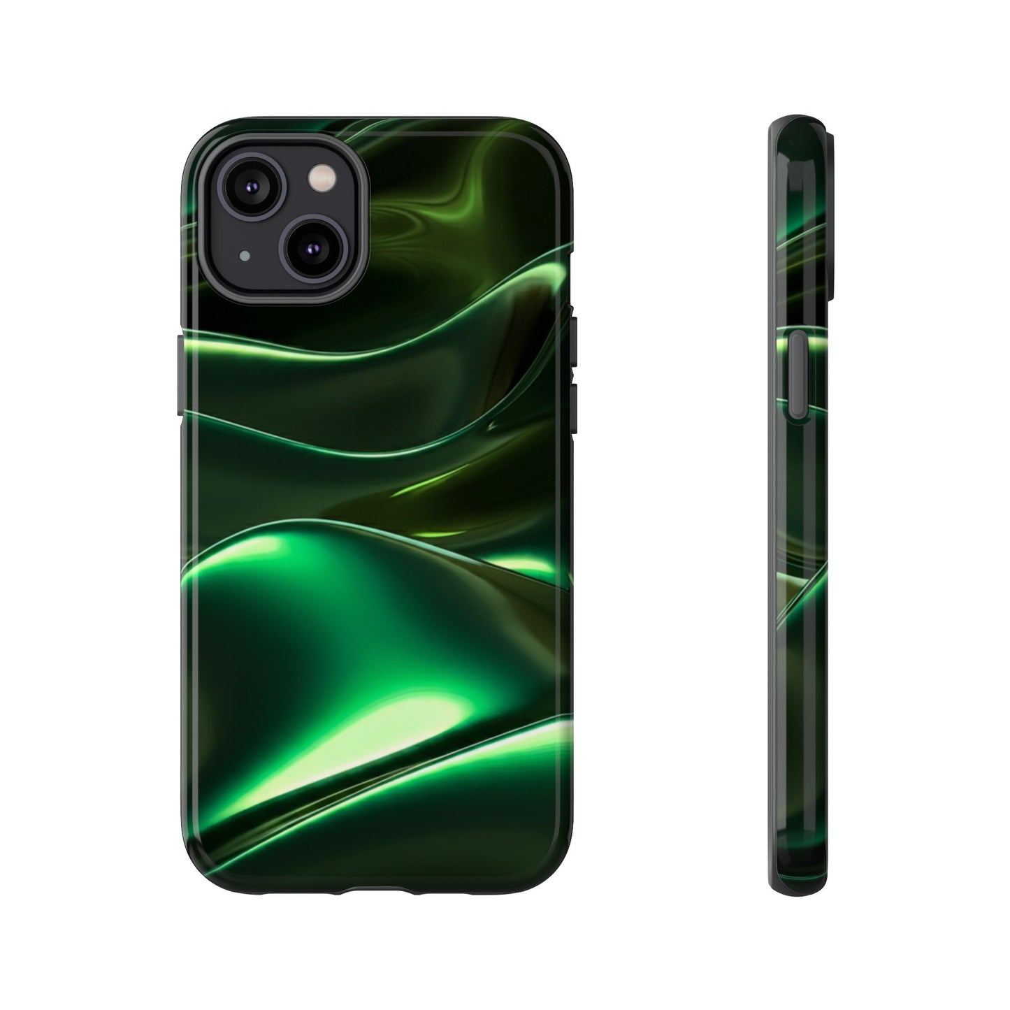 iPhone Case - Fluid Metallic Design