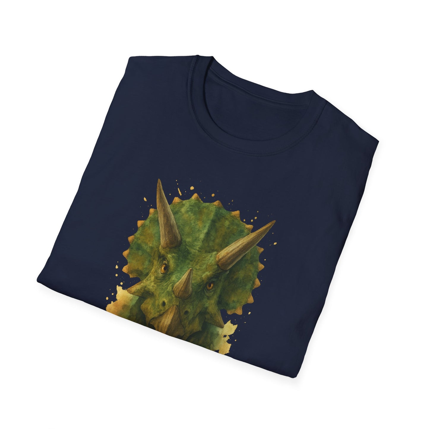 Watercolor Triceratops Dinosaur Shirt | Prehistoric Dino Tee for Women Men and Kids | Unique Gift, Nature Lover T-Shirt