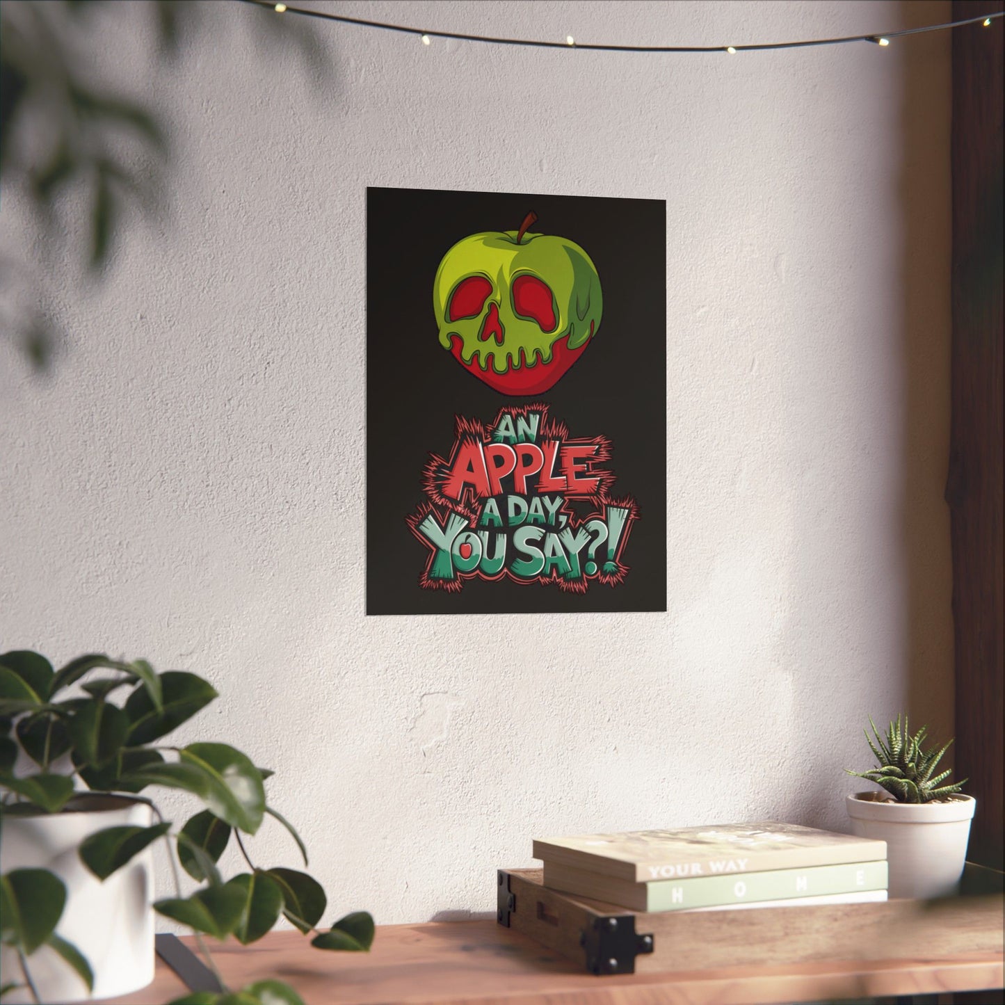 Vertical Poster - Poison Apple 'An Apple a Day You Say'