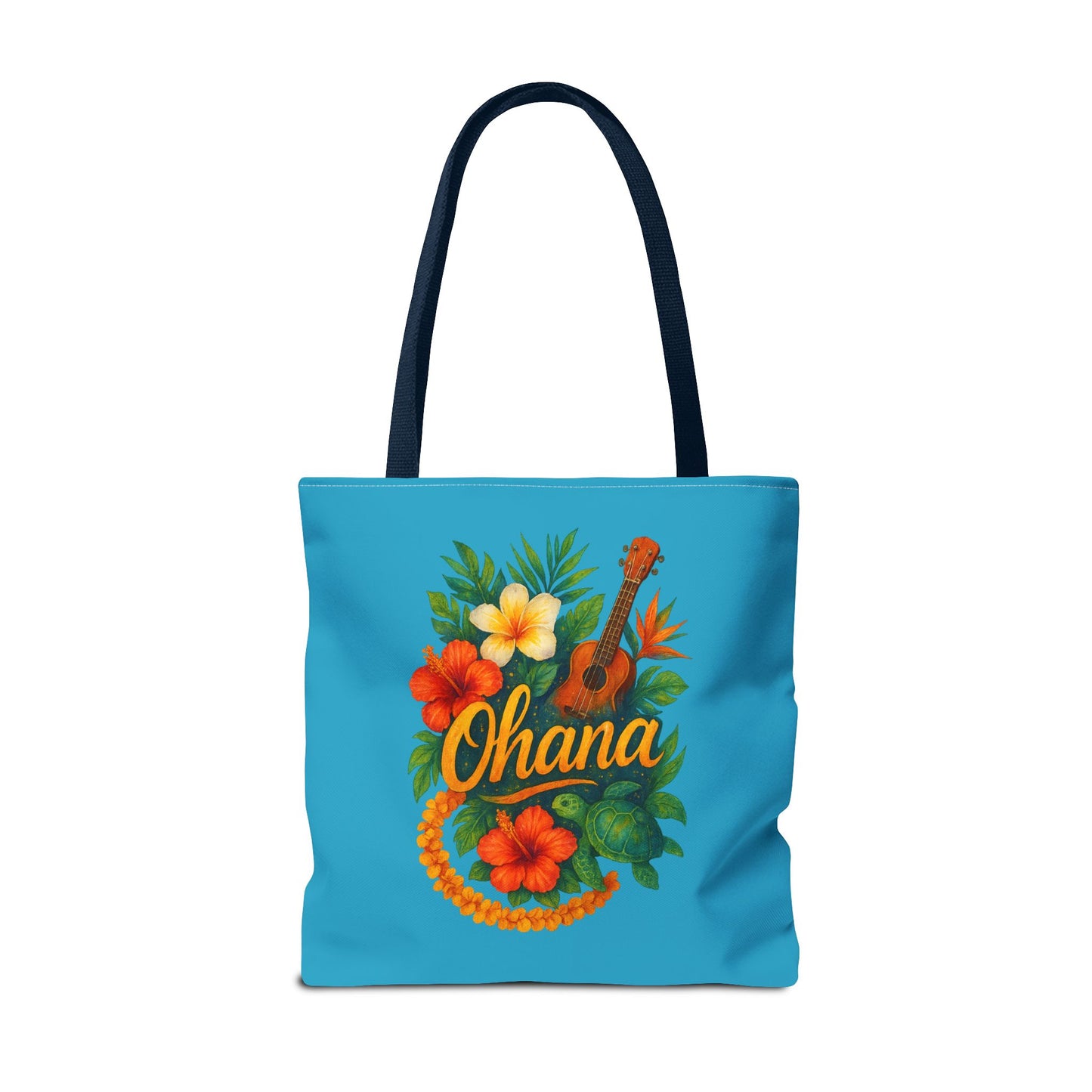 Hawaiian Ohana Tote Bag | Tropical Reusable Beach Bag | Aloha Gift Idea | Island Vibes Bag | Summer Tote | Luau Party Favor | Coastal Bag