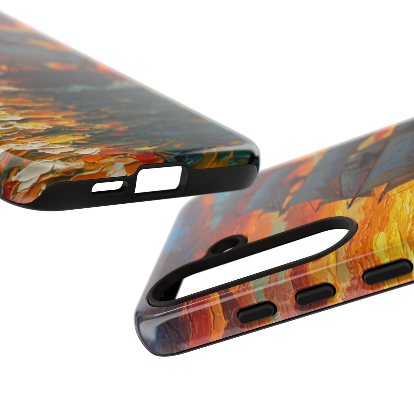 Samsung Galaxy Case - Ship Sailing at Sunset Design