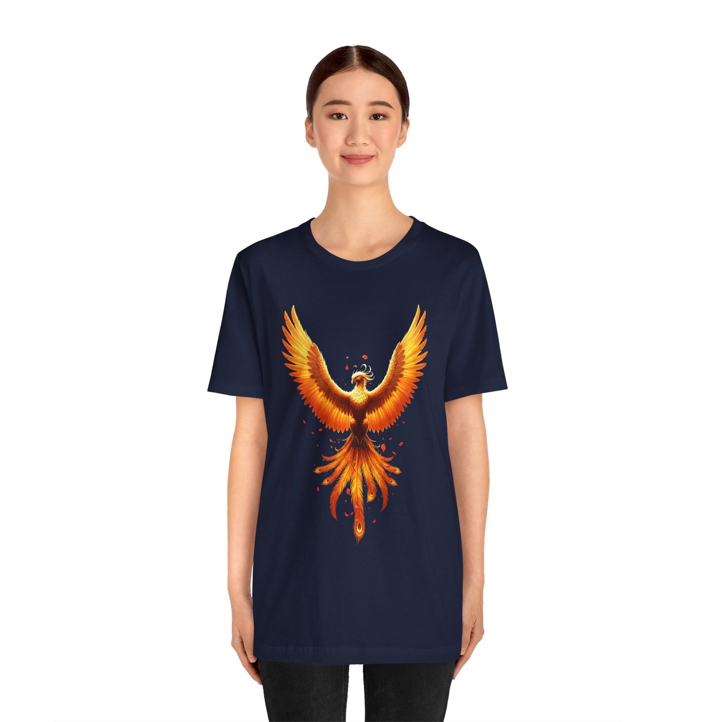 Phoenix Rising Shirt • Fiery Phoenix Graphic Tee • Rebirth Transformation Myth Shirt • Firebird Art Tee • Unisex Gift Tee XS‑5XL