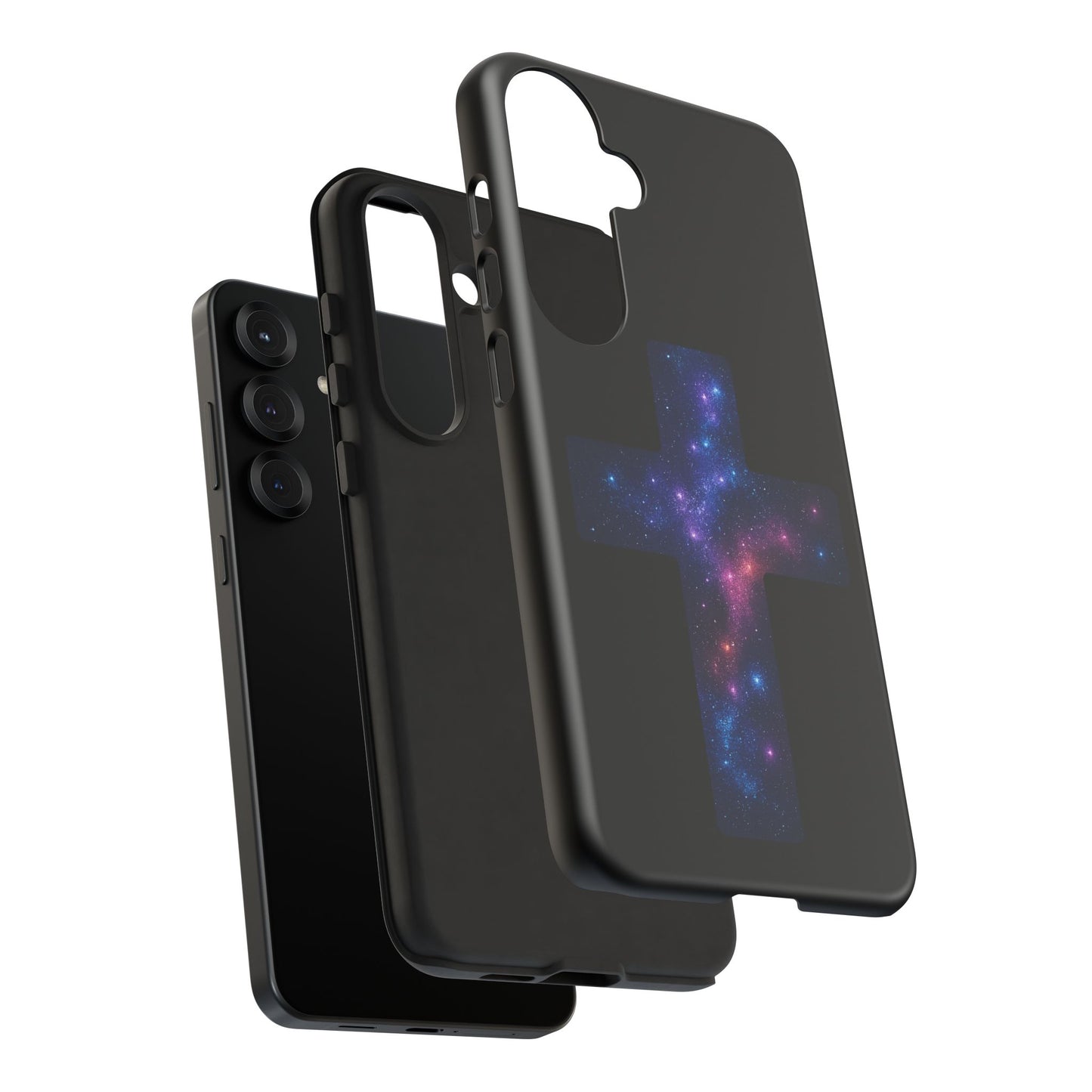 Samsung Phone Case - Galactic Cross Case Christian Phone Case Spiritual Samsung Case Religious Accessory Gift for Believers