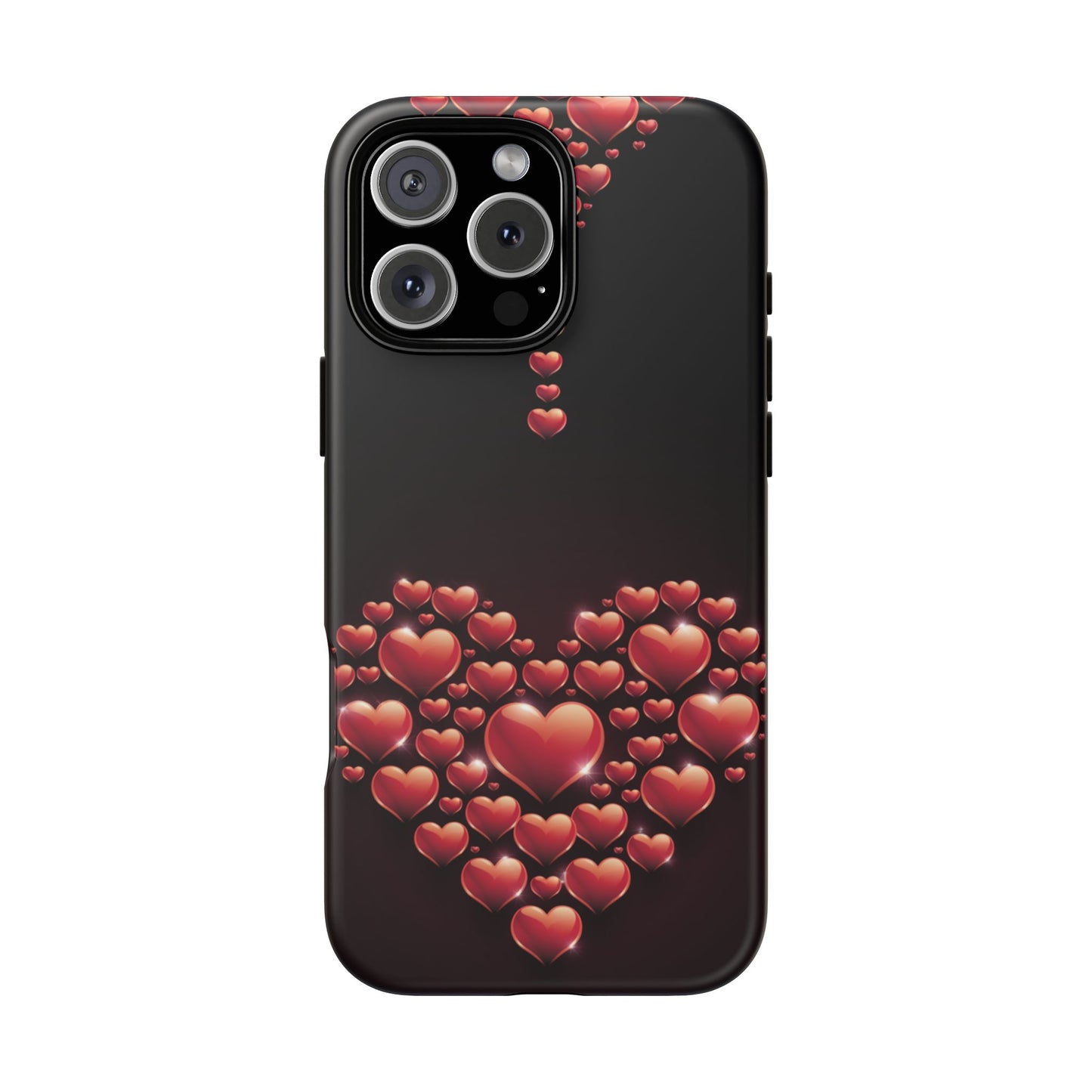 iPhone Case - Heart Made Out of Hearts Design