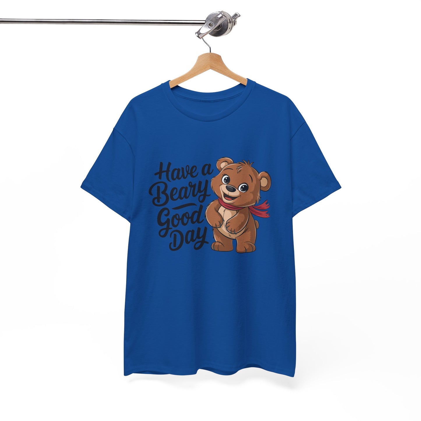Have a Beary Good Day T-Shirt – Cute Bear Graphic Tee, Punny Animal Shirt, Funny Animal Lover Gift, Happy Positive Vibes Graphic T-Shirt