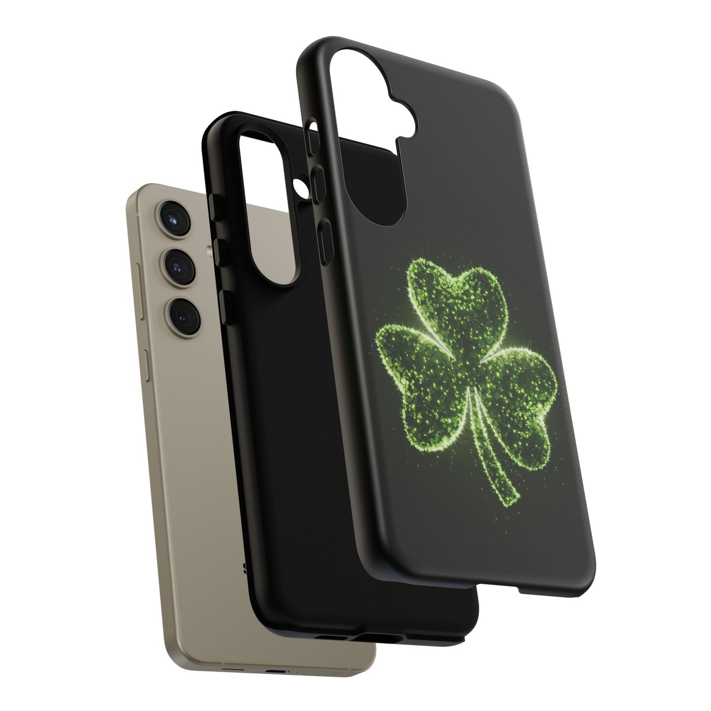 Phone Case - Shiny Shamrock Design for Samsung Galaxy