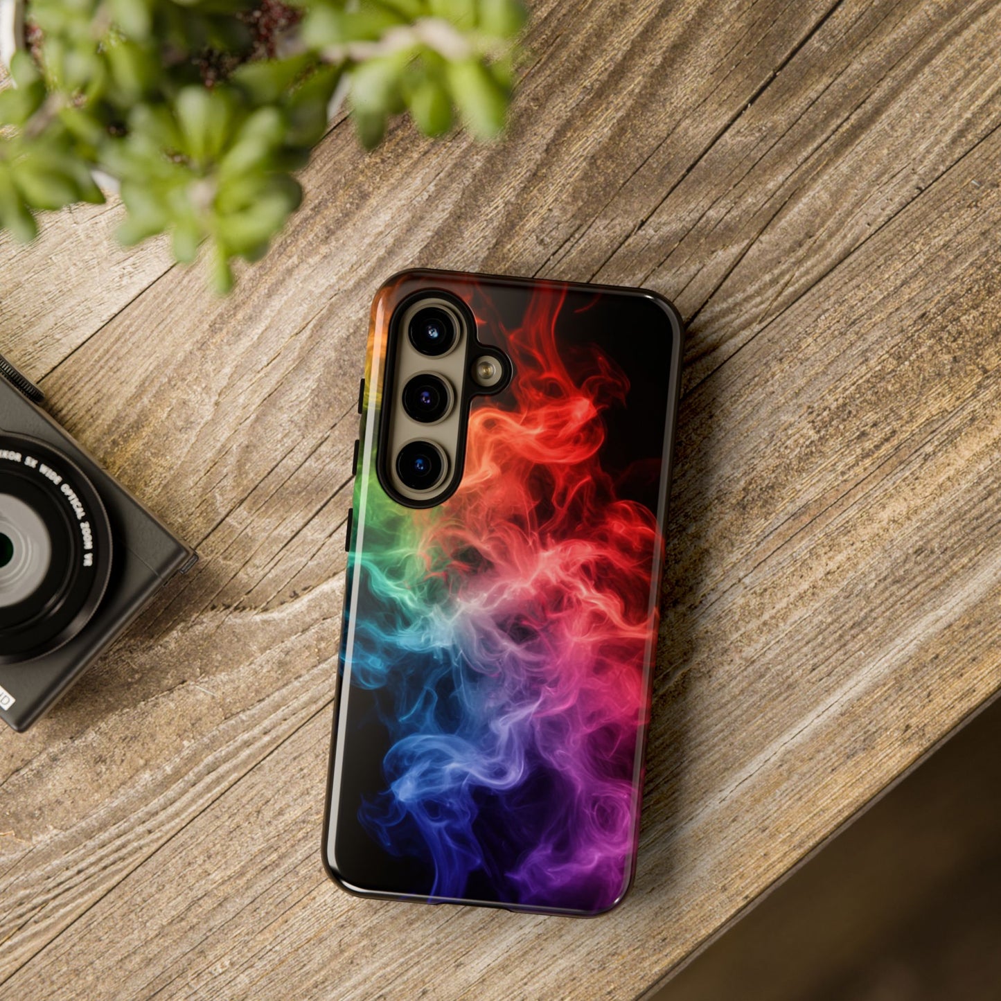 Samsung Galaxy Tough Case with Colorful Smoke Design