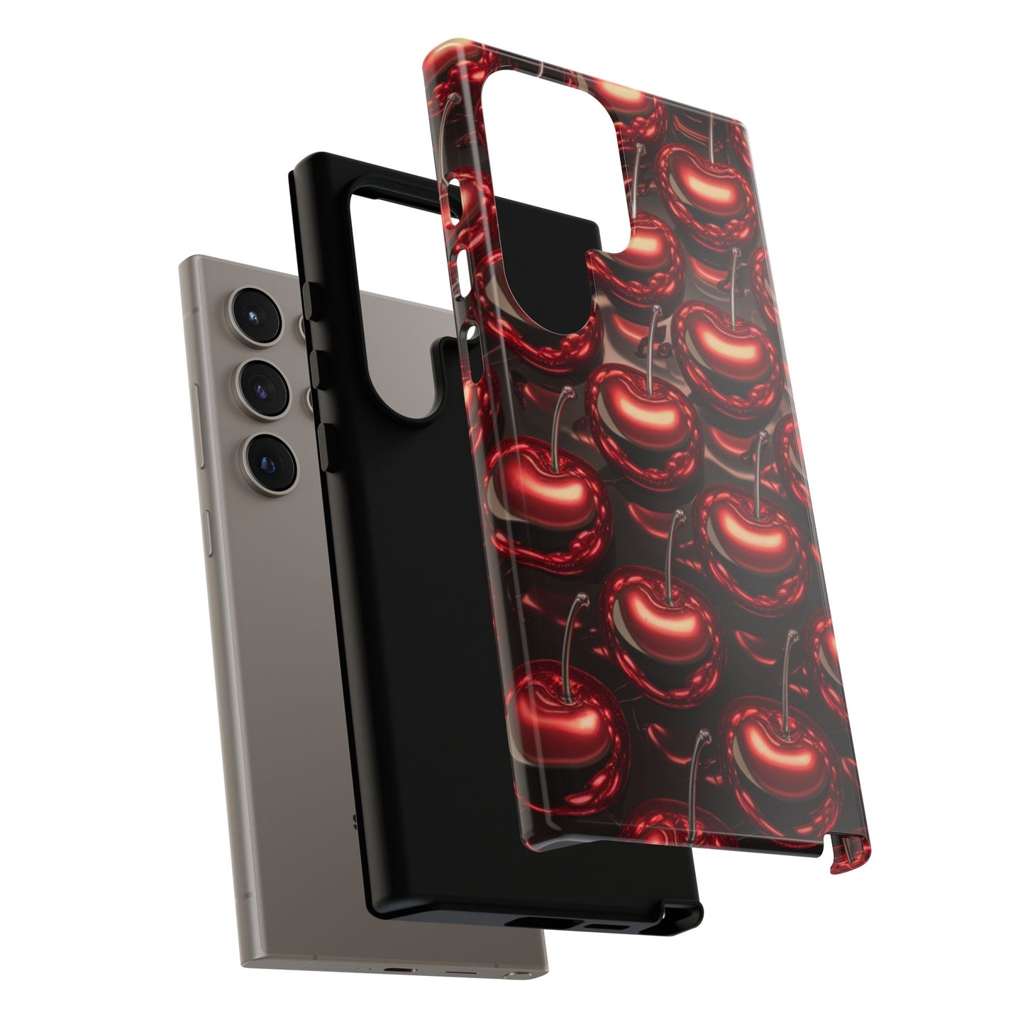 Phone Case - Shiny Cherries Design for Samsung Galaxy