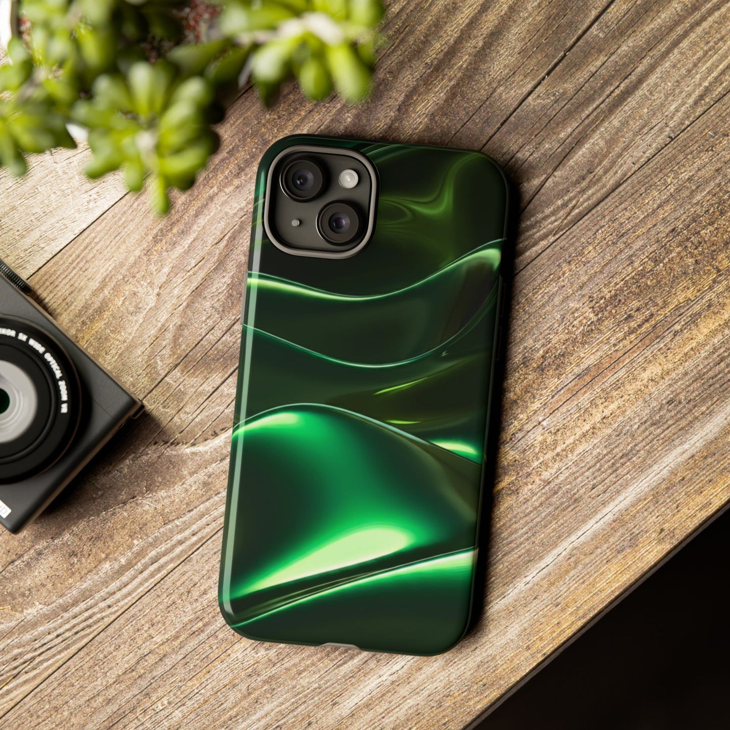 iPhone Case - Fluid Metallic Design