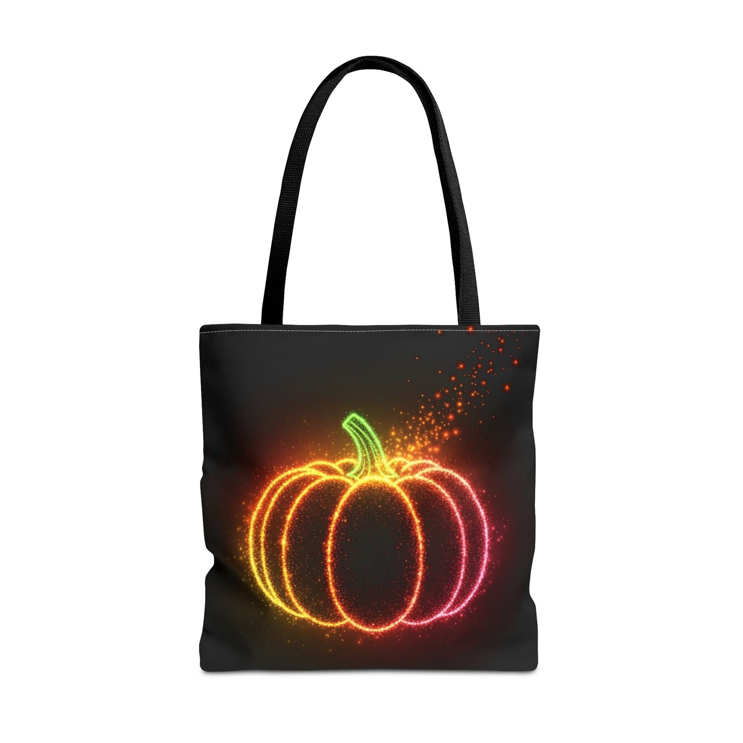 Neon Pumpkin Tote Bag, Halloween Tote, Fall Aesthetic Trick Or Treat Bag, Spooky Season Accessory, Pumpkin Bag, Fall Gift Idea