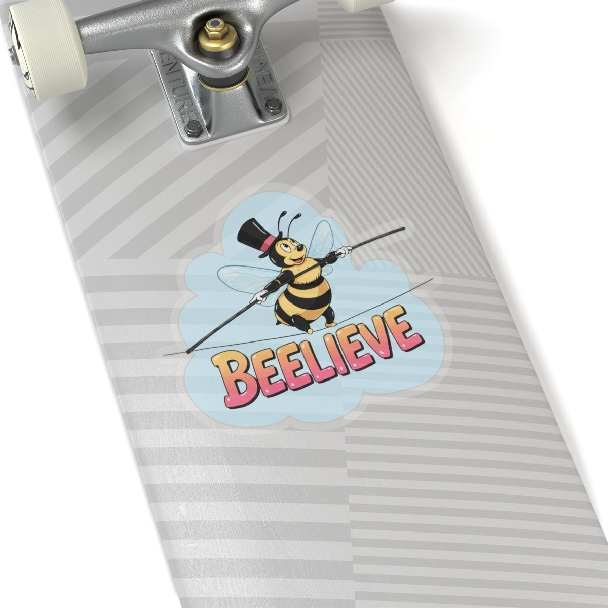 Sticker - Bee Crossing Tightrope Beelieve' Pun