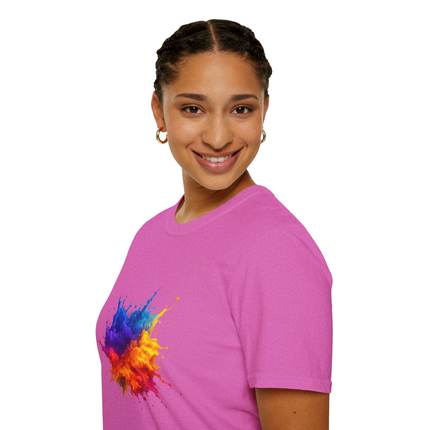 Color Burst Paint Splash Shirt – Vibrant Abstract Art Tee for Creatives & Color Lovers Colorful Apparel