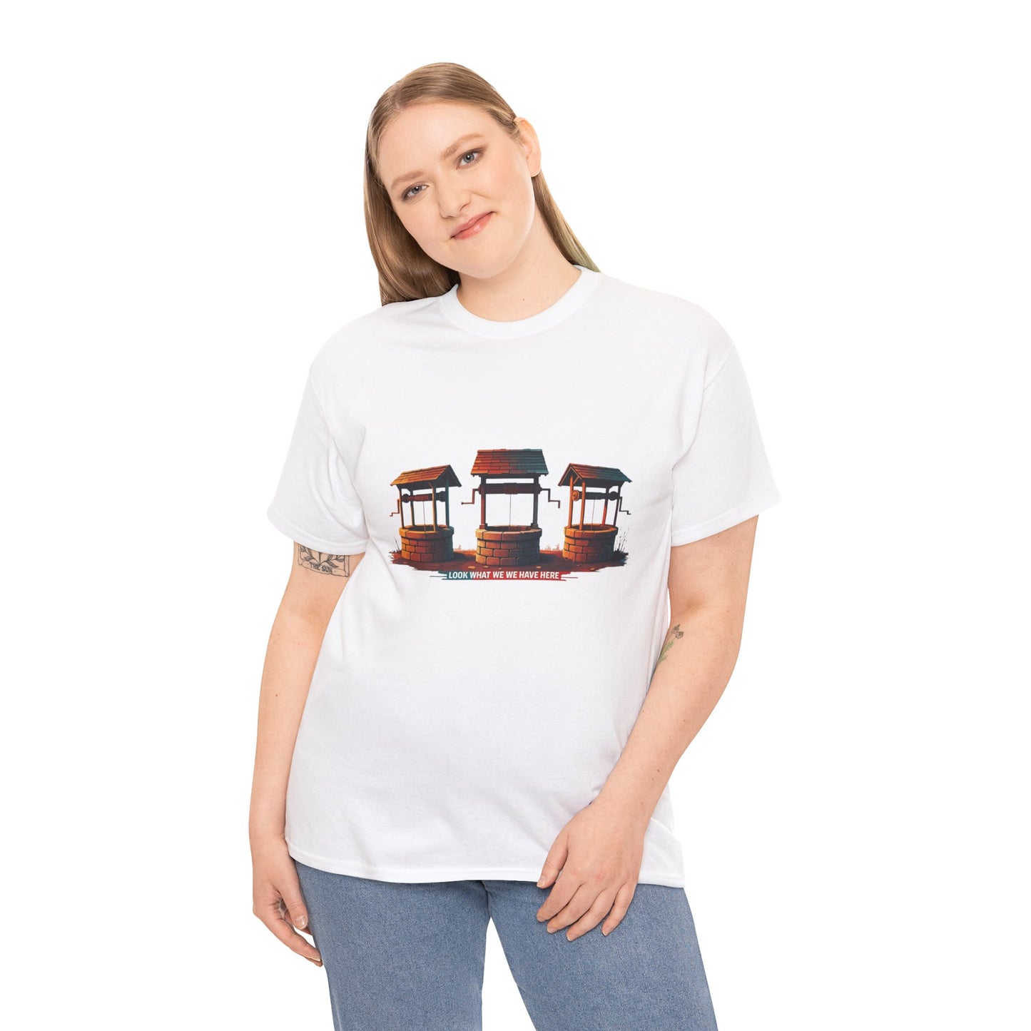 Funny “Well Well Well” T-Shirt • Pun Graphic Tee with Wishing Wells • Retro Vintage Humor Shirt • Gift for Pun Lovers & Joke Fans