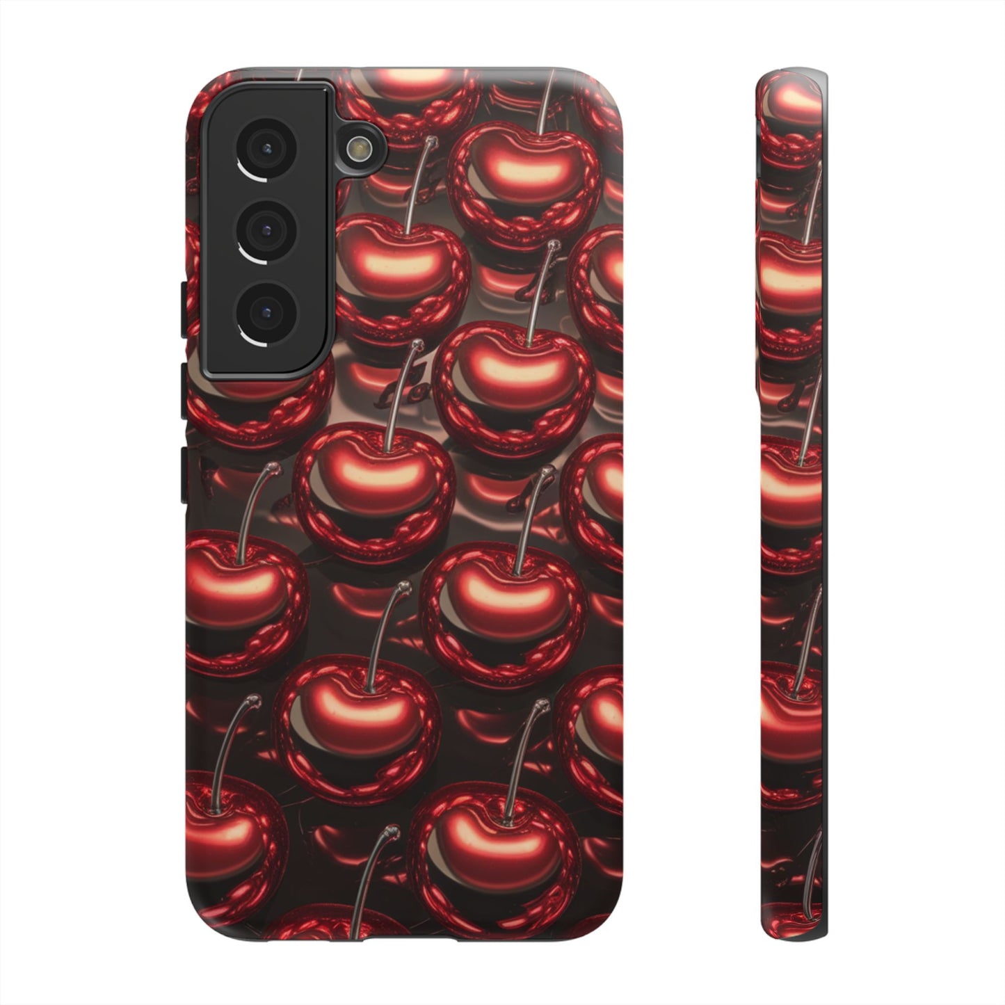 Phone Case - Shiny Cherries Design for Samsung Galaxy