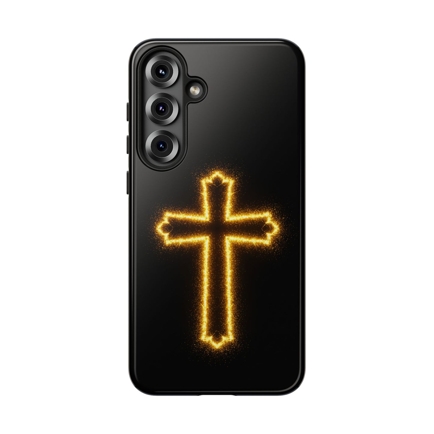 Glow-in-the-Dark Cross Samsung Phone Case - Tough Samsung Cases for Faithful Protection