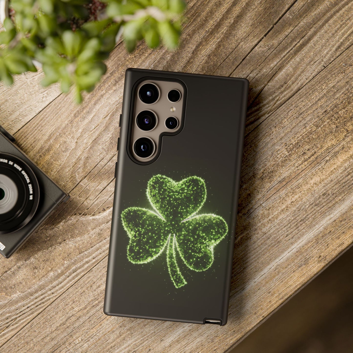 Phone Case - Shiny Shamrock Design for Samsung Galaxy