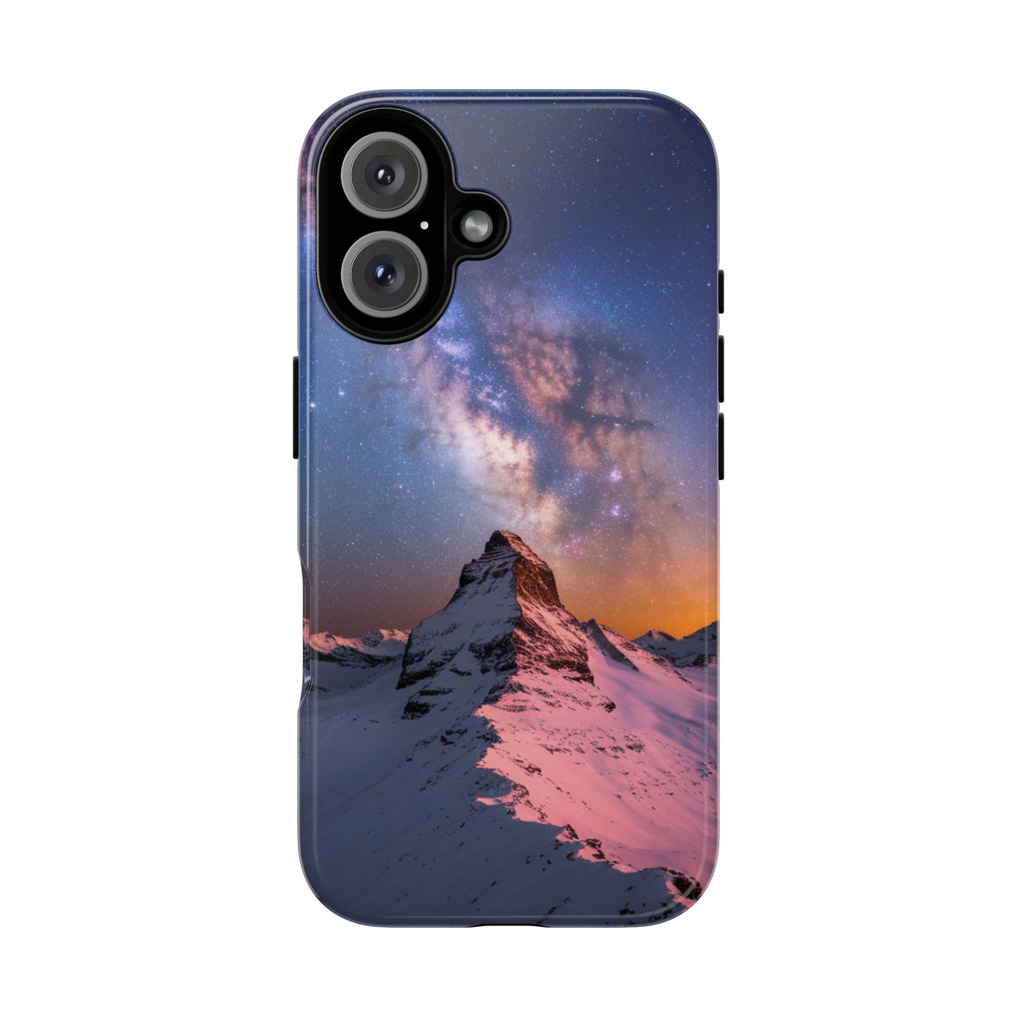 iPhone Case Mountain Top and Milky Way Nature Phone Case Unique Gift