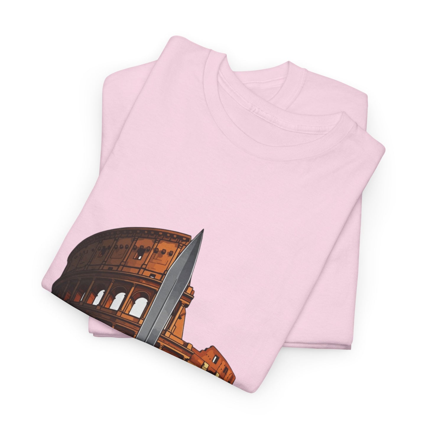 Strength & Honor Gladiator Shirt – Roman Colosseum Sword Graphic Tee – Ancient Rome History T-Shirt for Gladiator & Travel Fans