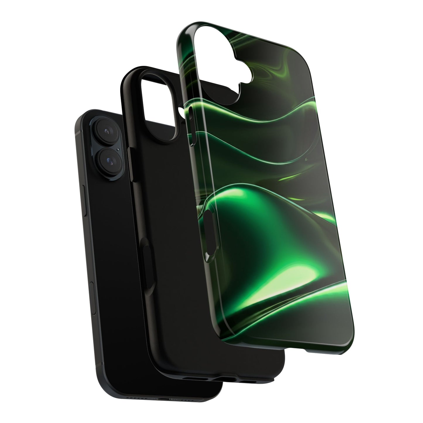 iPhone Case - Fluid Metallic Design