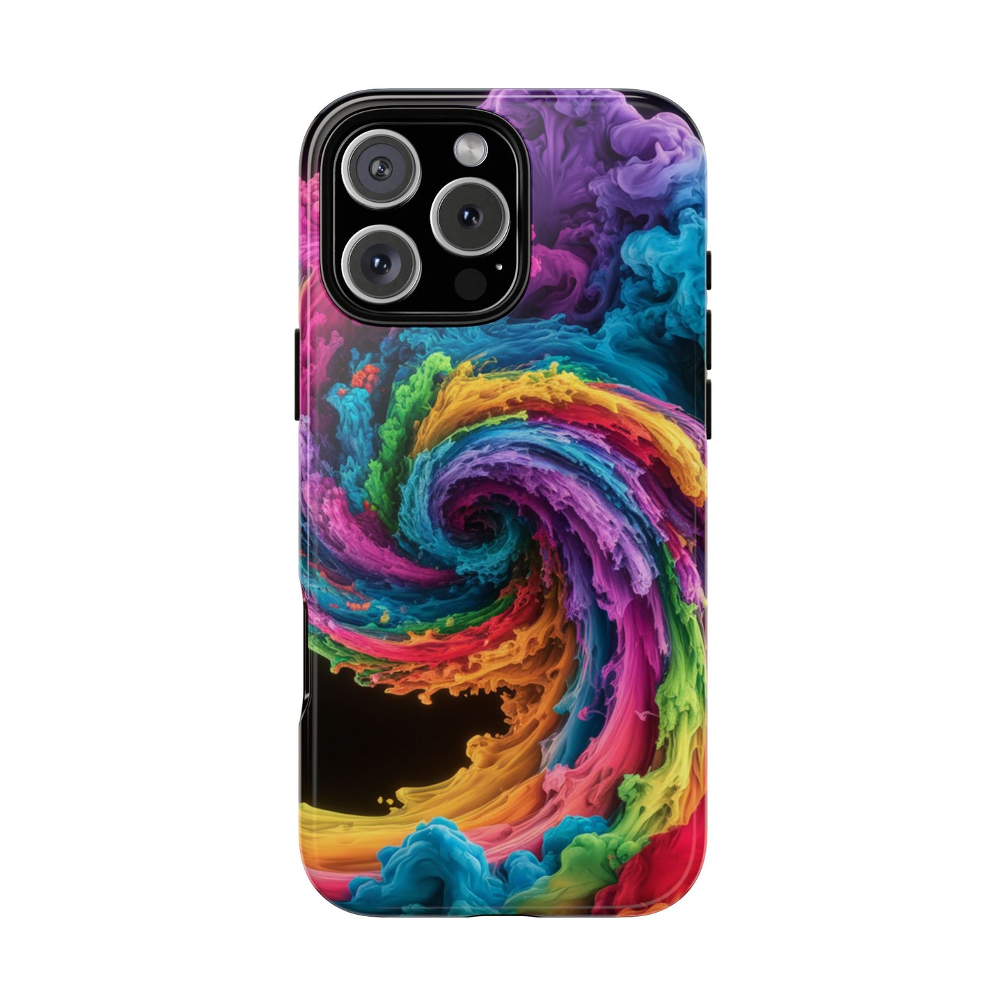 iPhone Case - Colorful Swirl Design