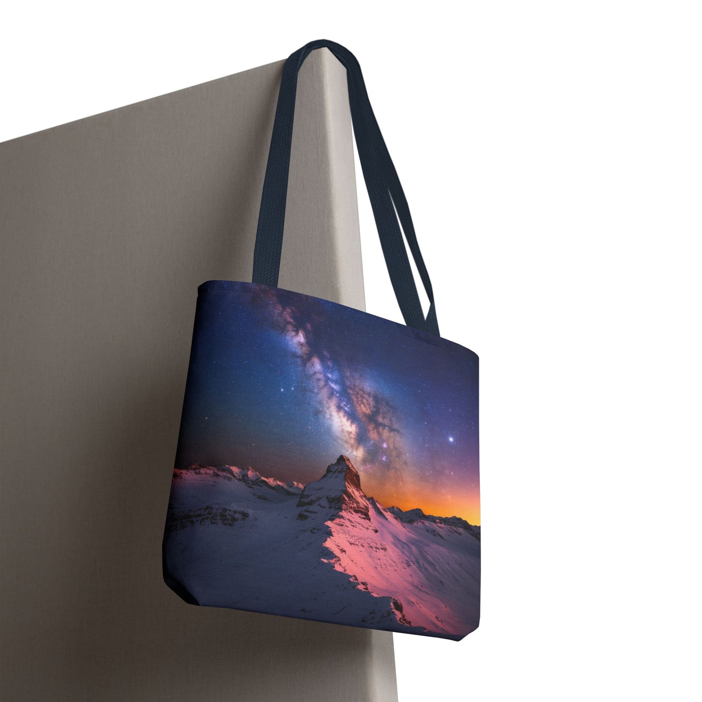 Stunning Mountain Galaxy Tote Bag - Nature Lover's Eco-Friendly Bag