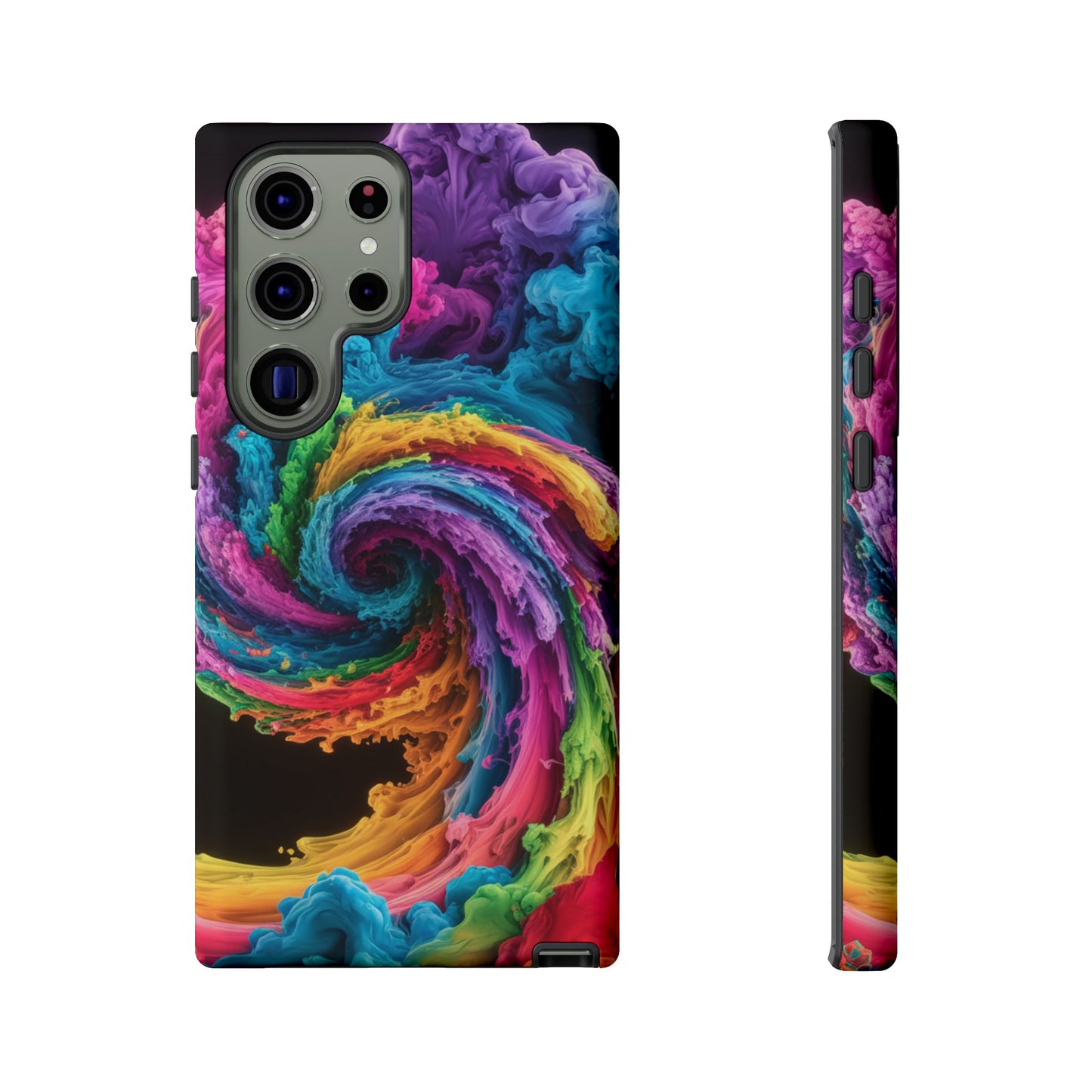 Phone Case - Colorful Swirl Design for Samsung Galaxy