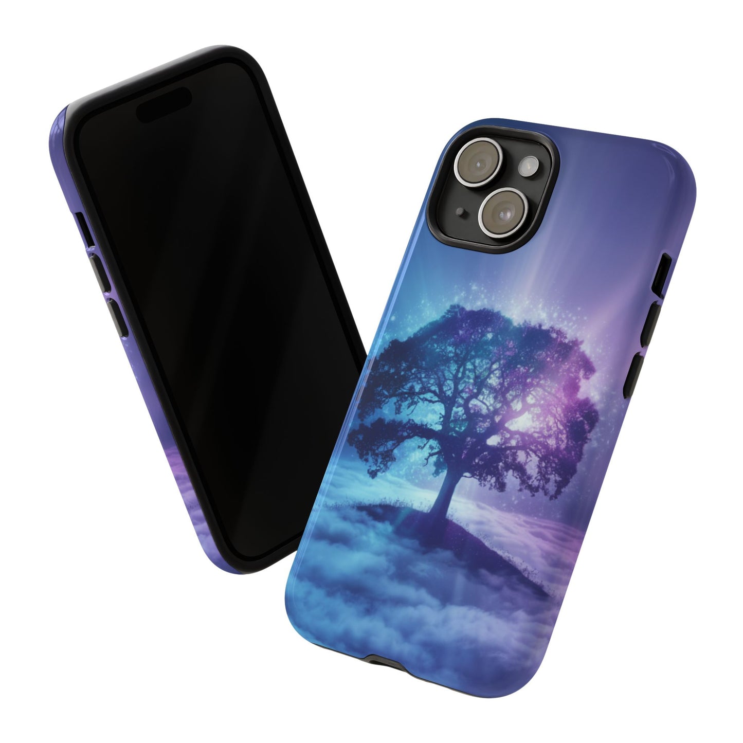 iPhone Case with Dreamy Tree Design