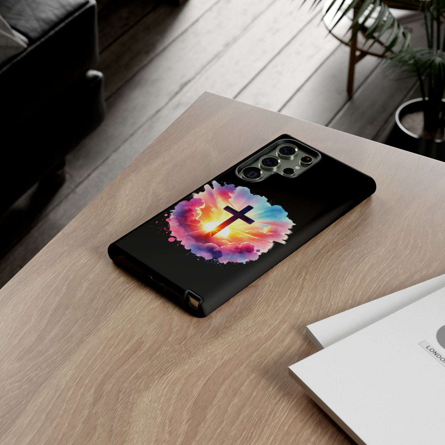 Samsung Case Inspirational Cross Phone Case Christian Phone Case Easter Samsung Case Cross Samsung Case Faith Phone Case