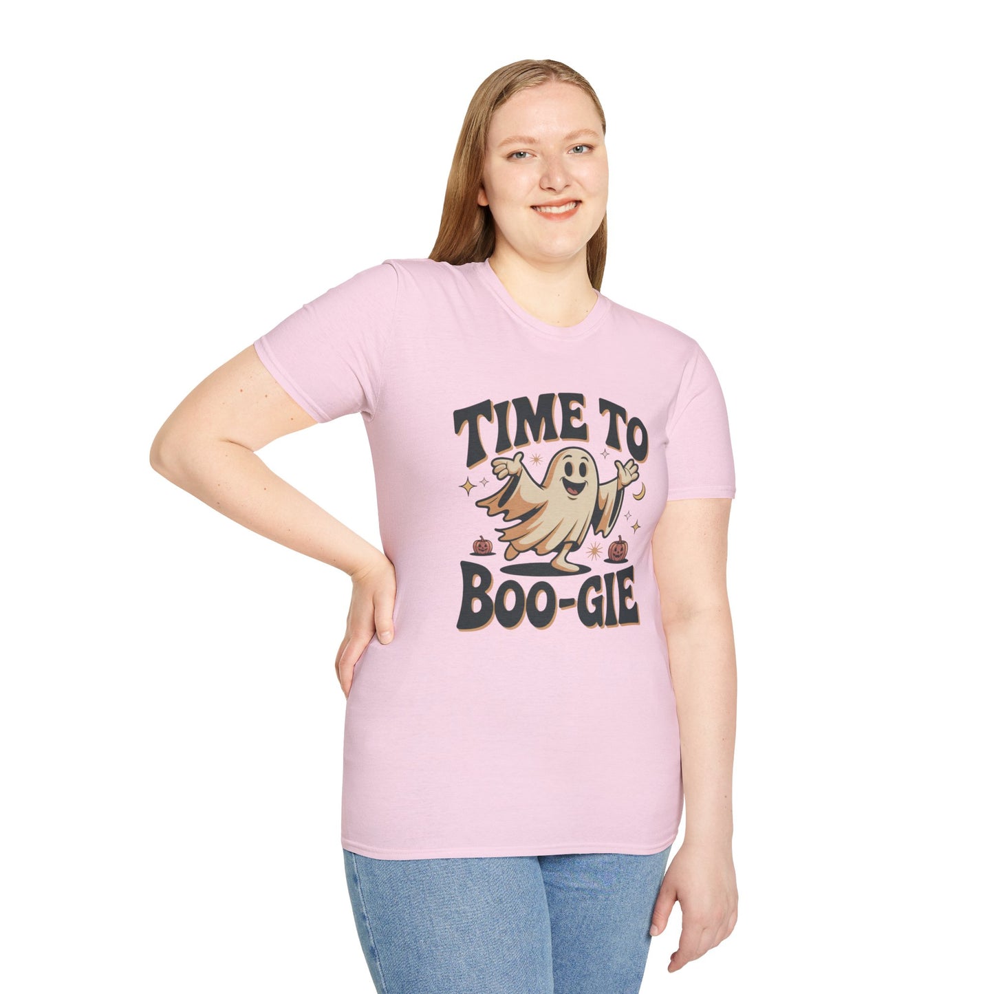 Time To Boo-gie Ghost Dance Halloween T-Shirt • Retro Spooky Ghost Tee • Funny Boo-gie Costume Tee • Spooky Season Graphic Shirt