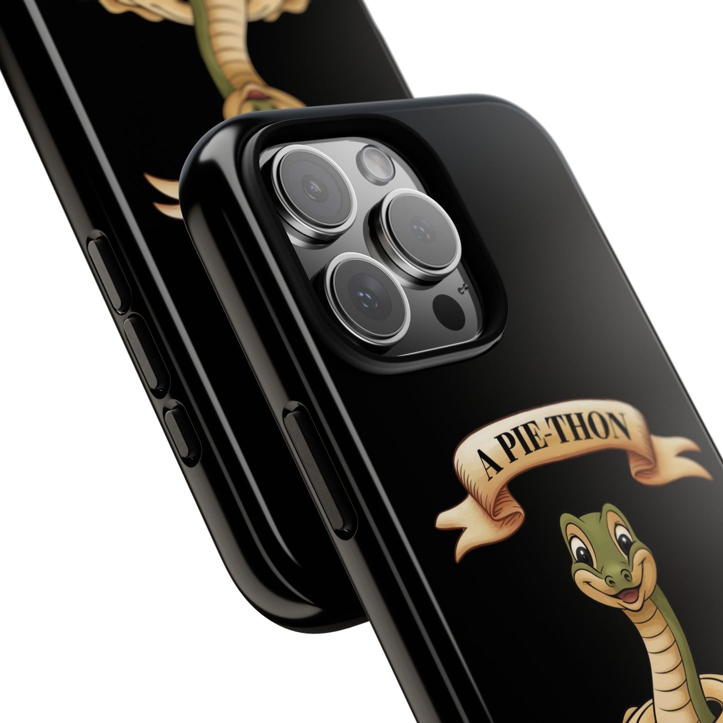 iPhone Case - 'Pie-Thon' Snake Pie Funny Tough Case