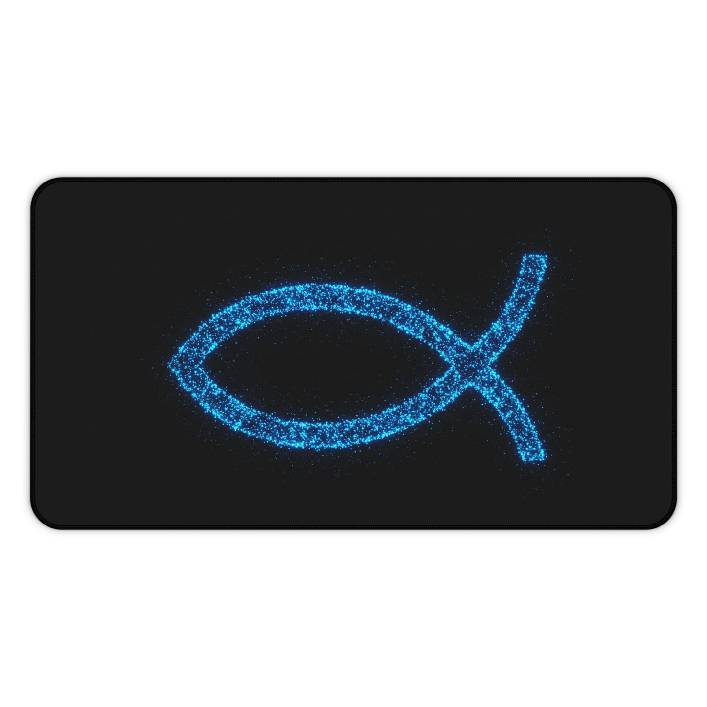 Inspirational Fish Design Desk Mat - Office Decor for Faith & Inspiration