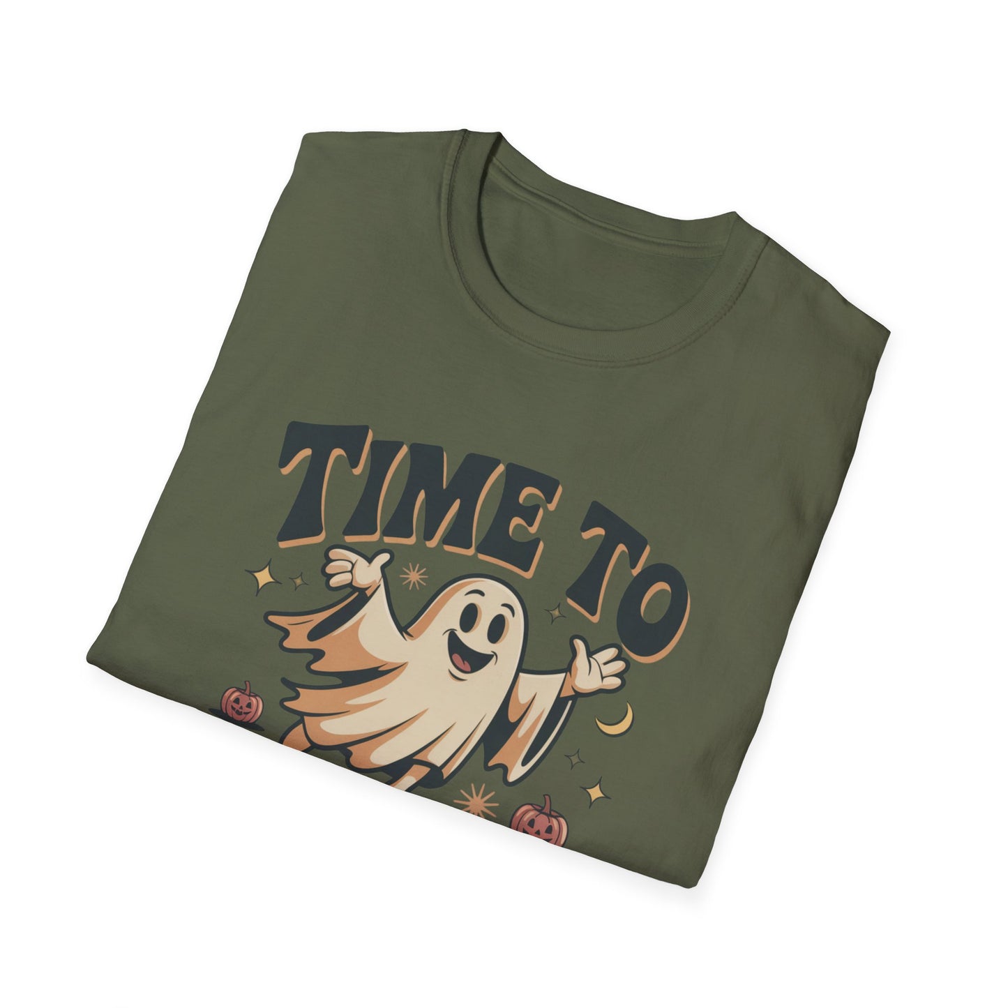 Time To Boo-gie Ghost Dance Halloween T-Shirt • Retro Spooky Ghost Tee • Funny Boo-gie Costume Tee • Spooky Season Graphic Shirt