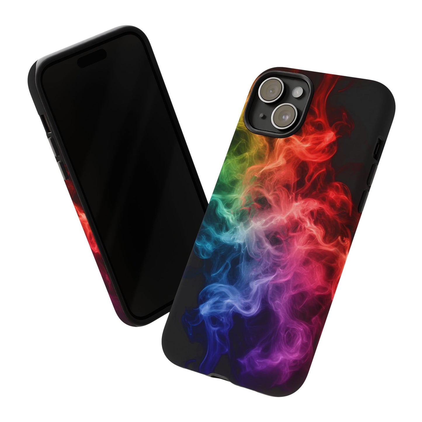 iPhone Case - Colorful Smoke Design