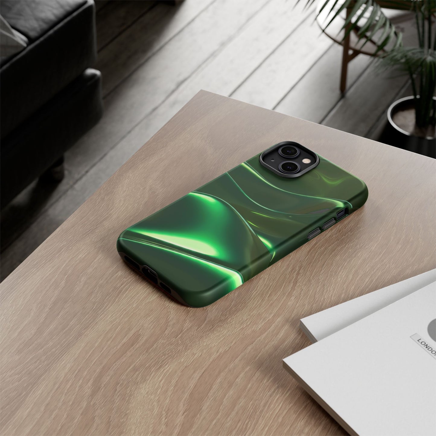 iPhone Case - Fluid Metallic Design