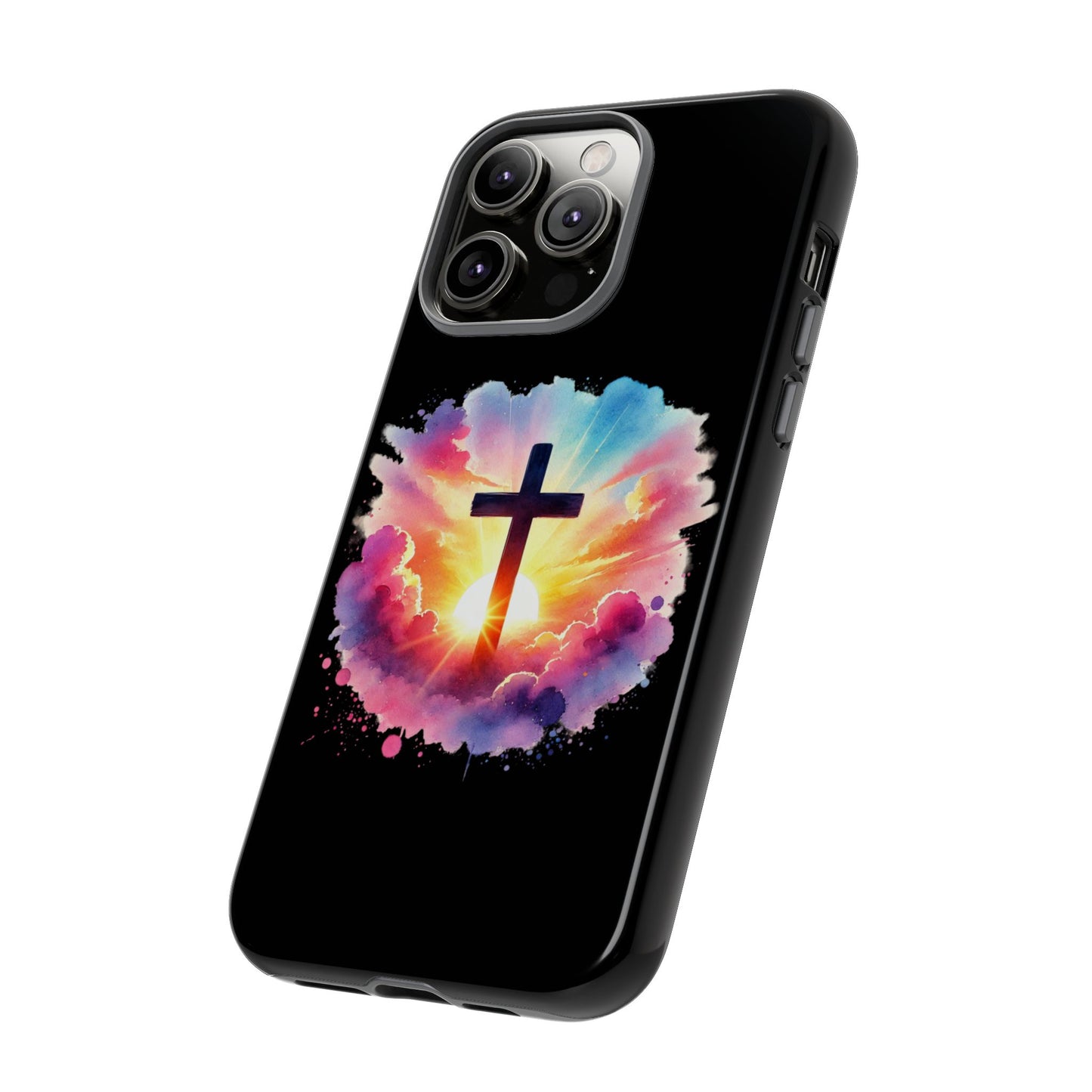Inspirational Cross iPhone Case Christian Phone Case Easter iPhone Case Faith Based Case Easter iPhone Case