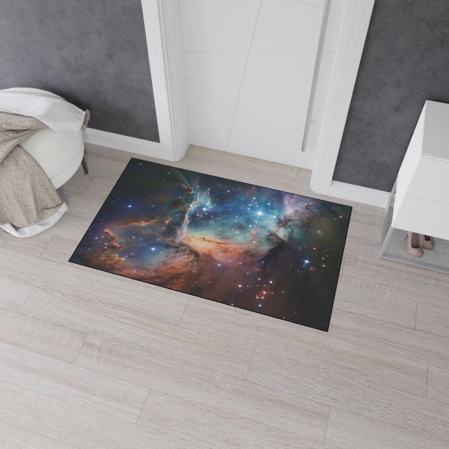 Floor Mat Space Door Mat Cosmic Welcome Mat Galactic Floor Mat Starry Welcome Mat