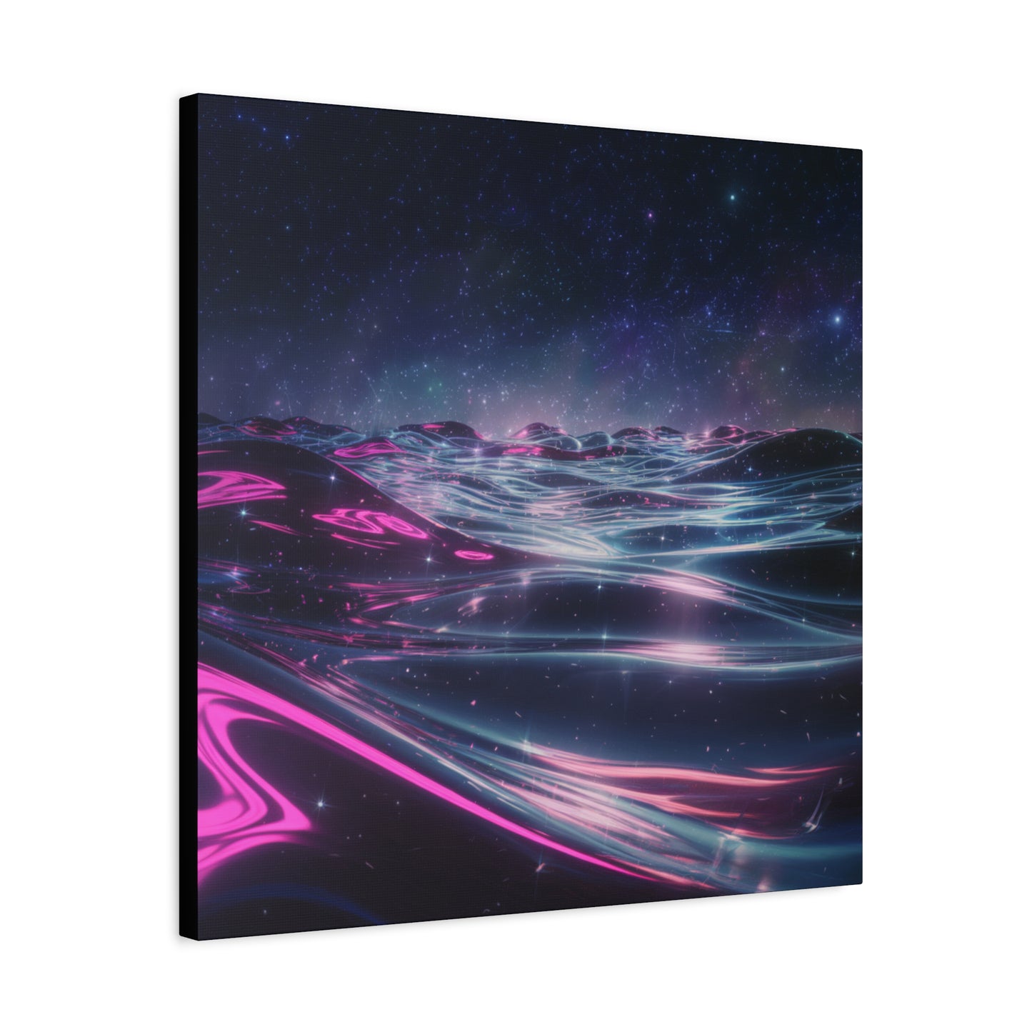 Canvas Print - Galactic Ocean under Night Sky Design