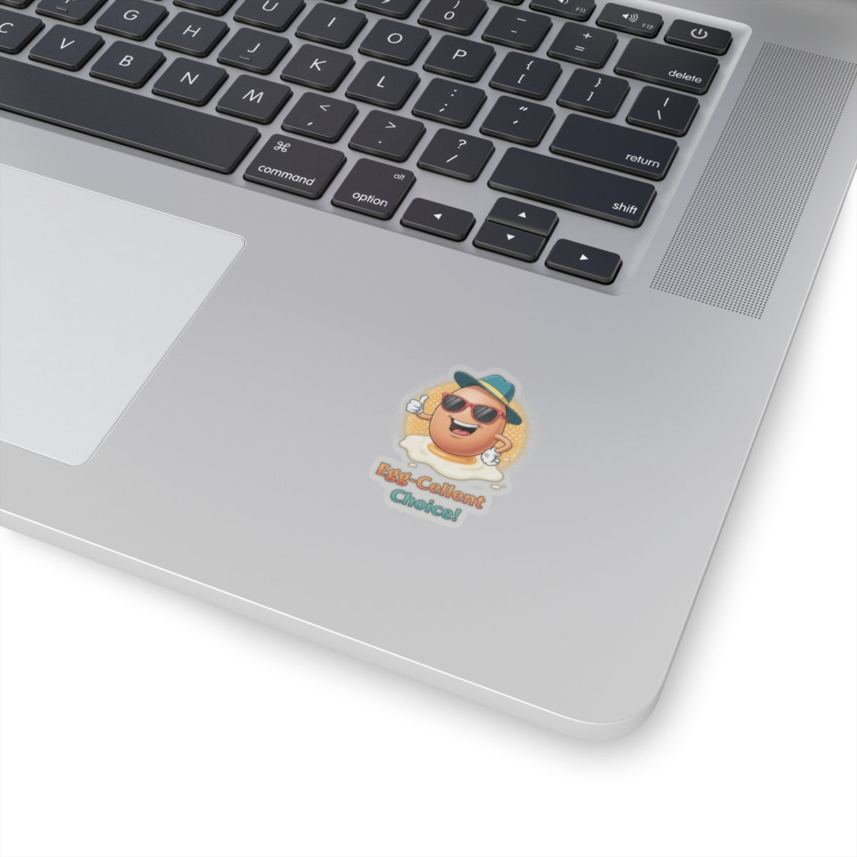 Sticker - Egg-Cellent Choice Pun Thumbs Up Design