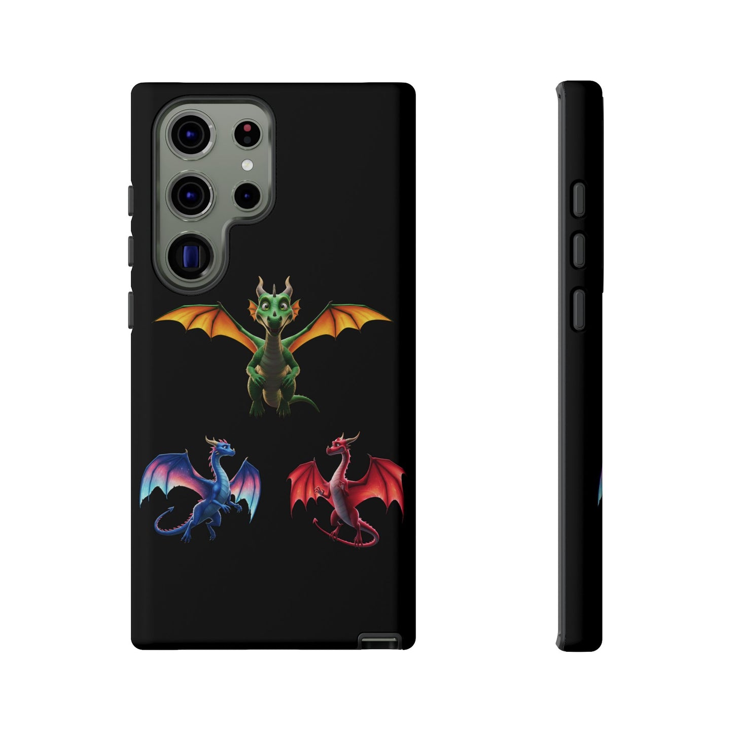 Protective Dragon Phone Case for Samsung Galaxy - Fantasy Art Durable Cover - Bookish Mythical Gift for Teens & Adults Twilight Aesthetic