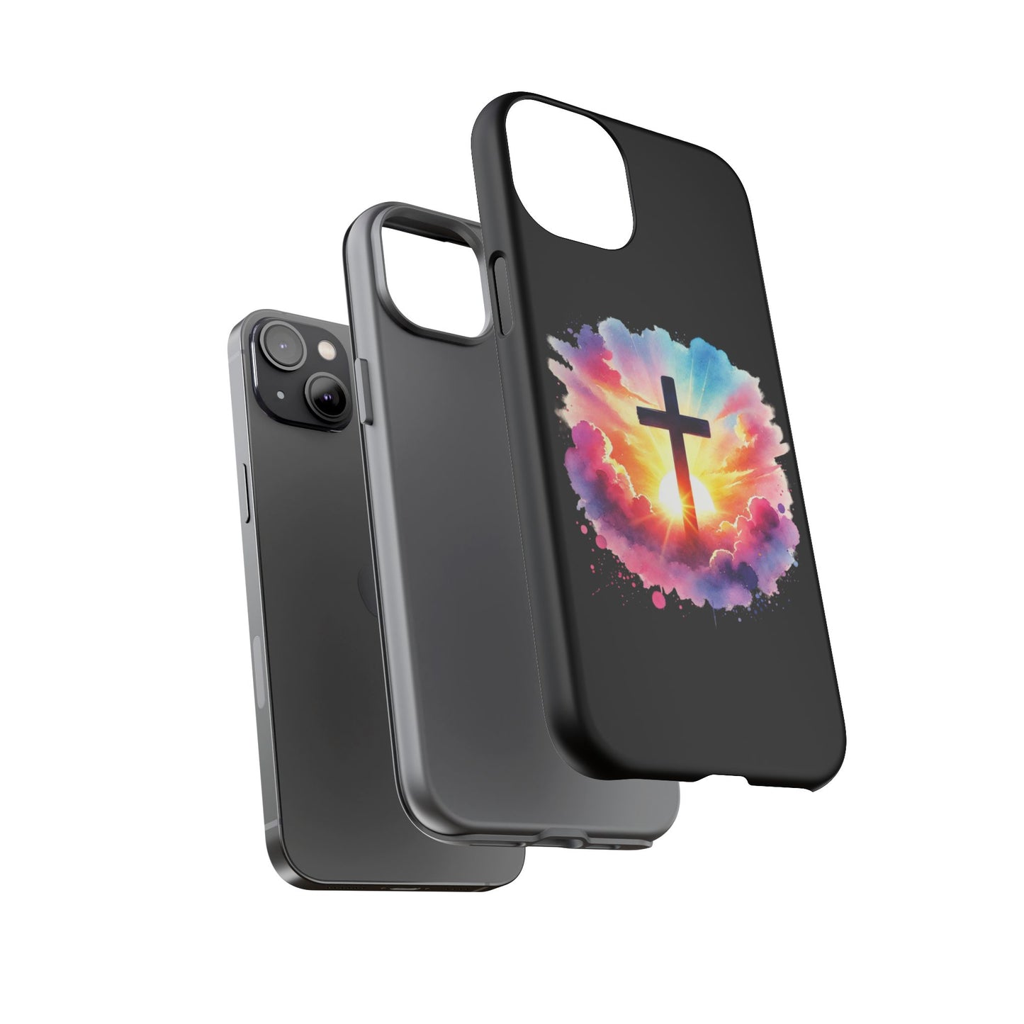 Inspirational Cross iPhone Case Christian Phone Case Easter iPhone Case Faith Based Case Easter iPhone Case