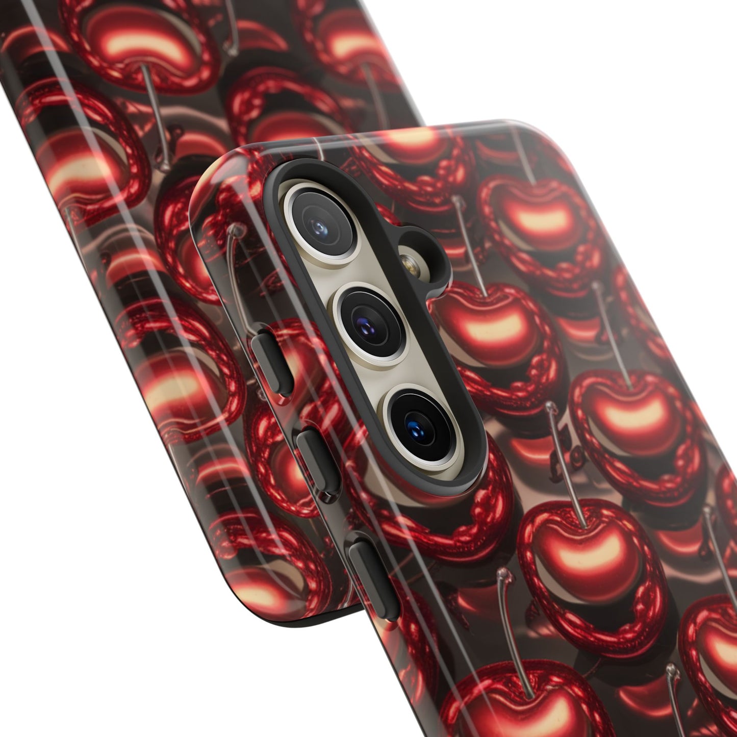 Phone Case - Shiny Cherries Design for Samsung Galaxy