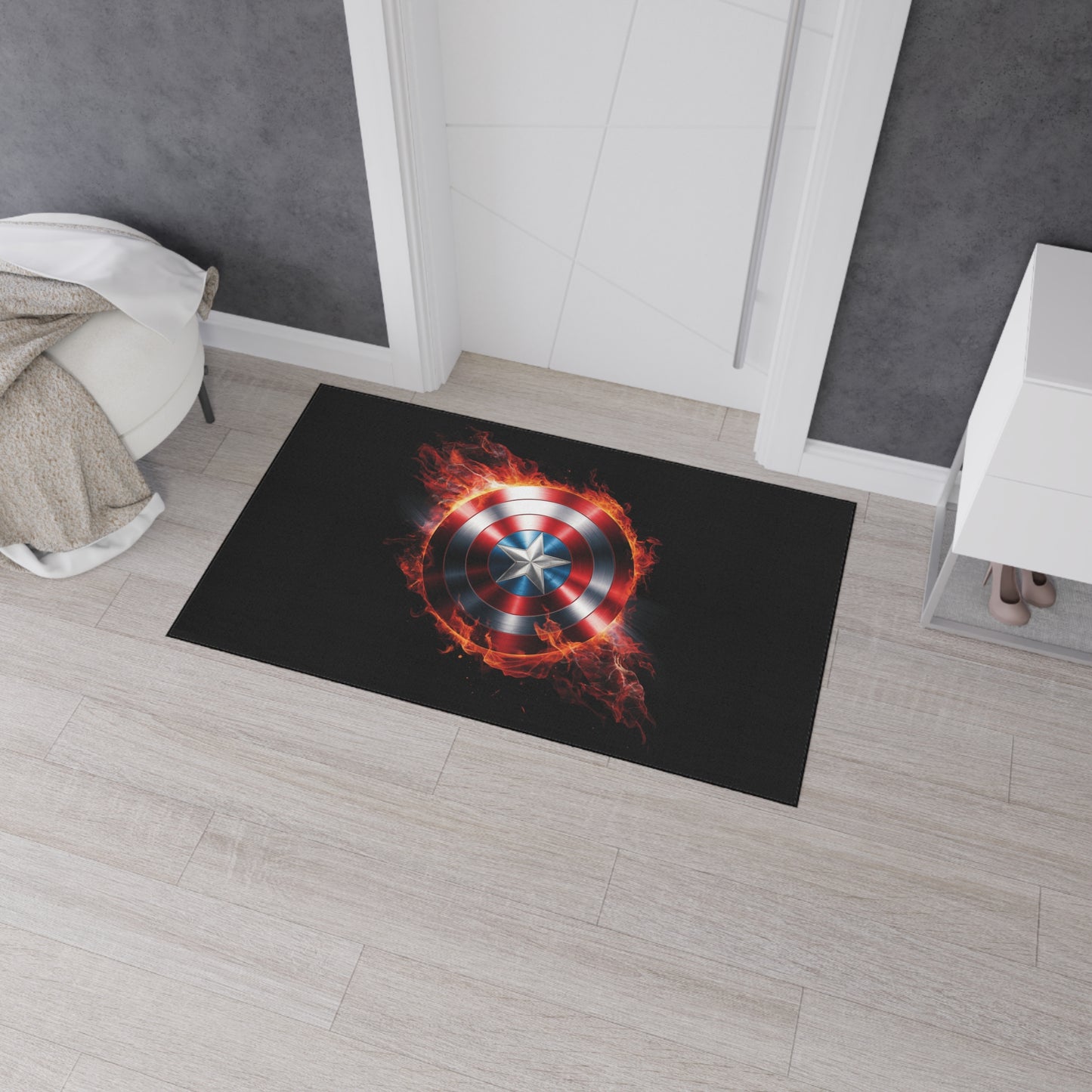 Captain's Shield Heavy Duty Floor Mat - Durable and Stylish for Home and Office