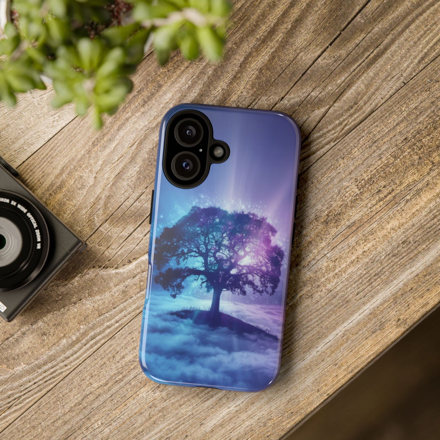 iPhone Case with Dreamy Tree Design