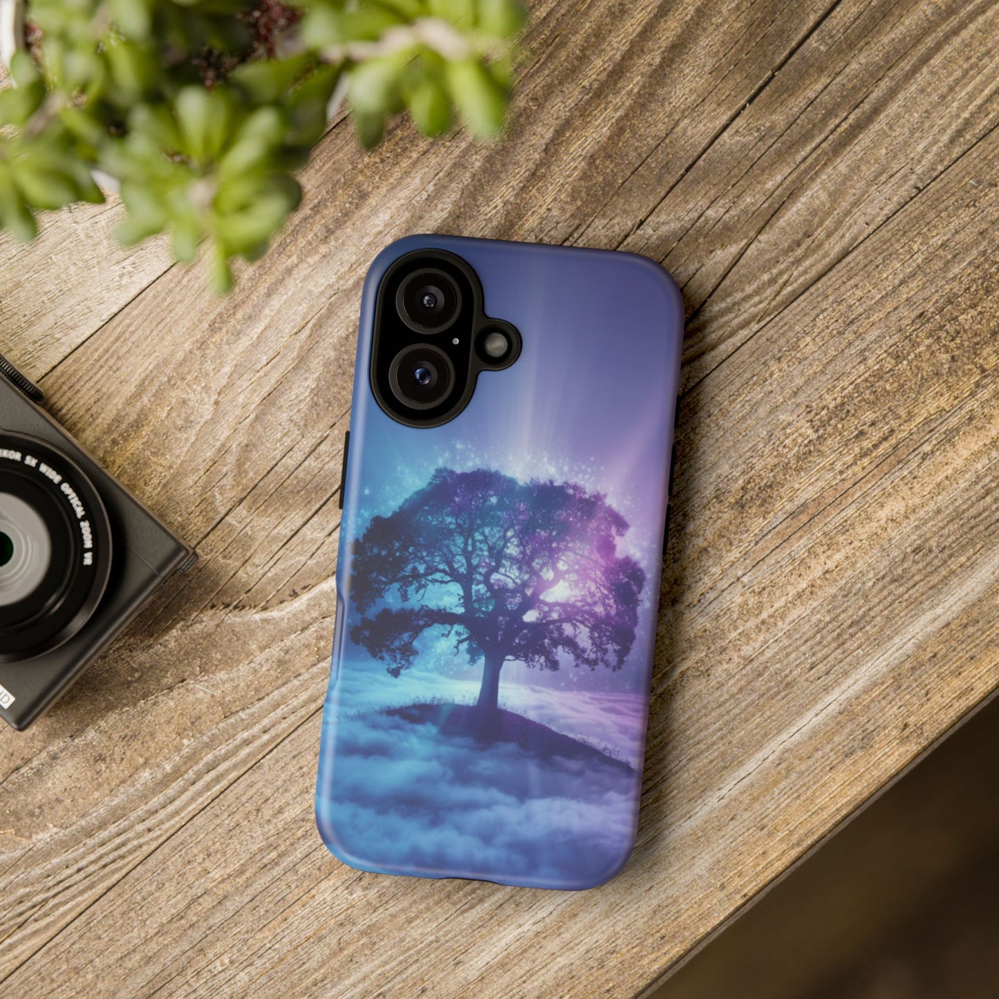 iPhone Case with Dreamy Tree Design