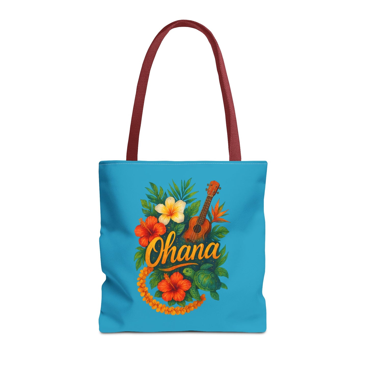 Hawaiian Ohana Tote Bag | Tropical Reusable Beach Bag | Aloha Gift Idea | Island Vibes Bag | Summer Tote | Luau Party Favor | Coastal Bag