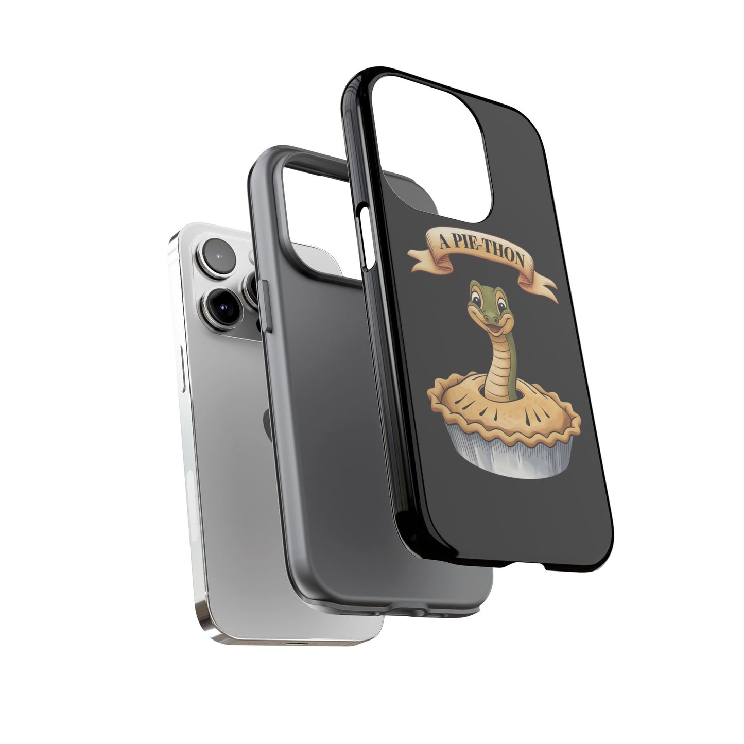 iPhone Case - 'Pie-Thon' Snake Pie Funny Tough Case