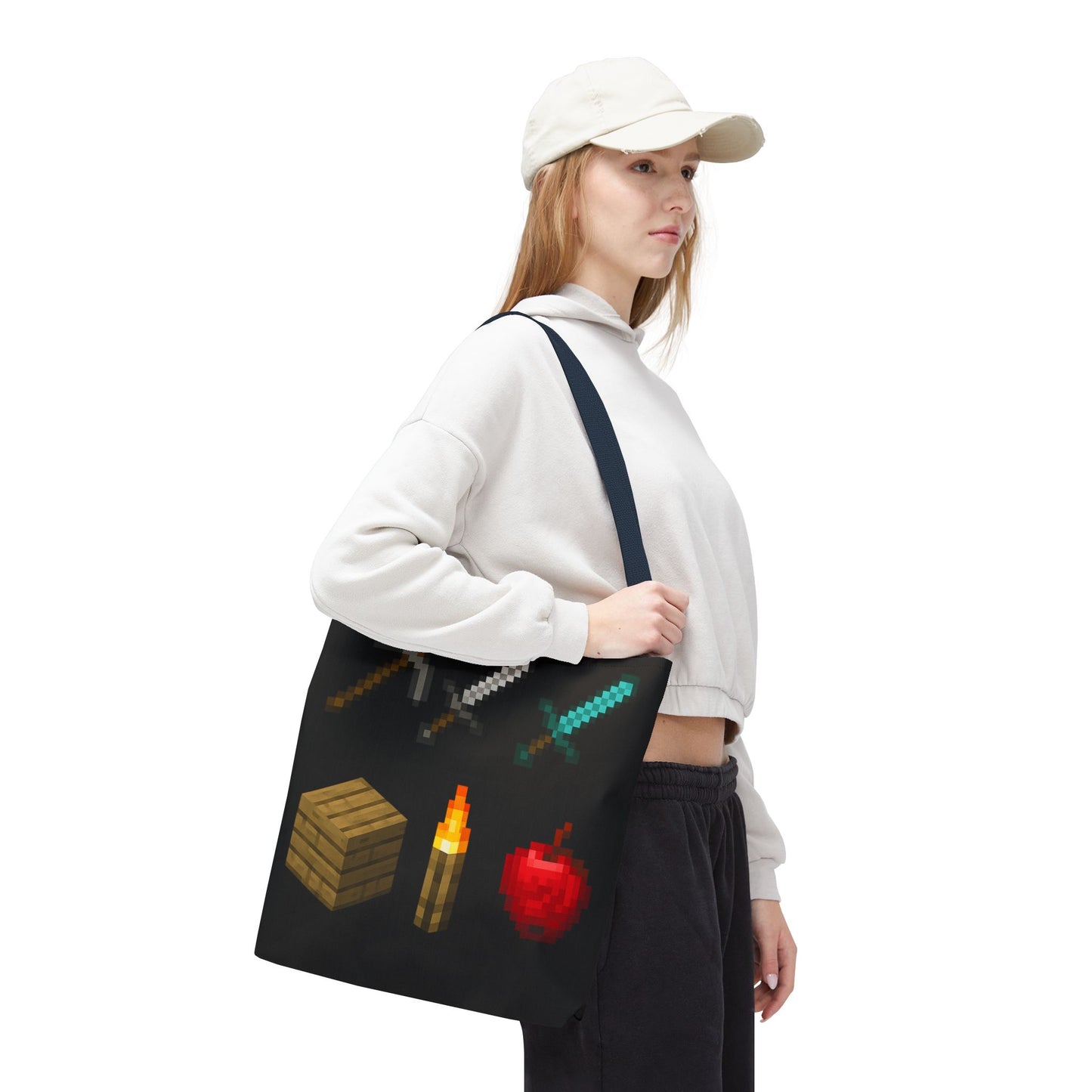 Minecraft Inspired Tote Bag Adventure Awaits Shopping Bag Reusable Tote Summer Bag