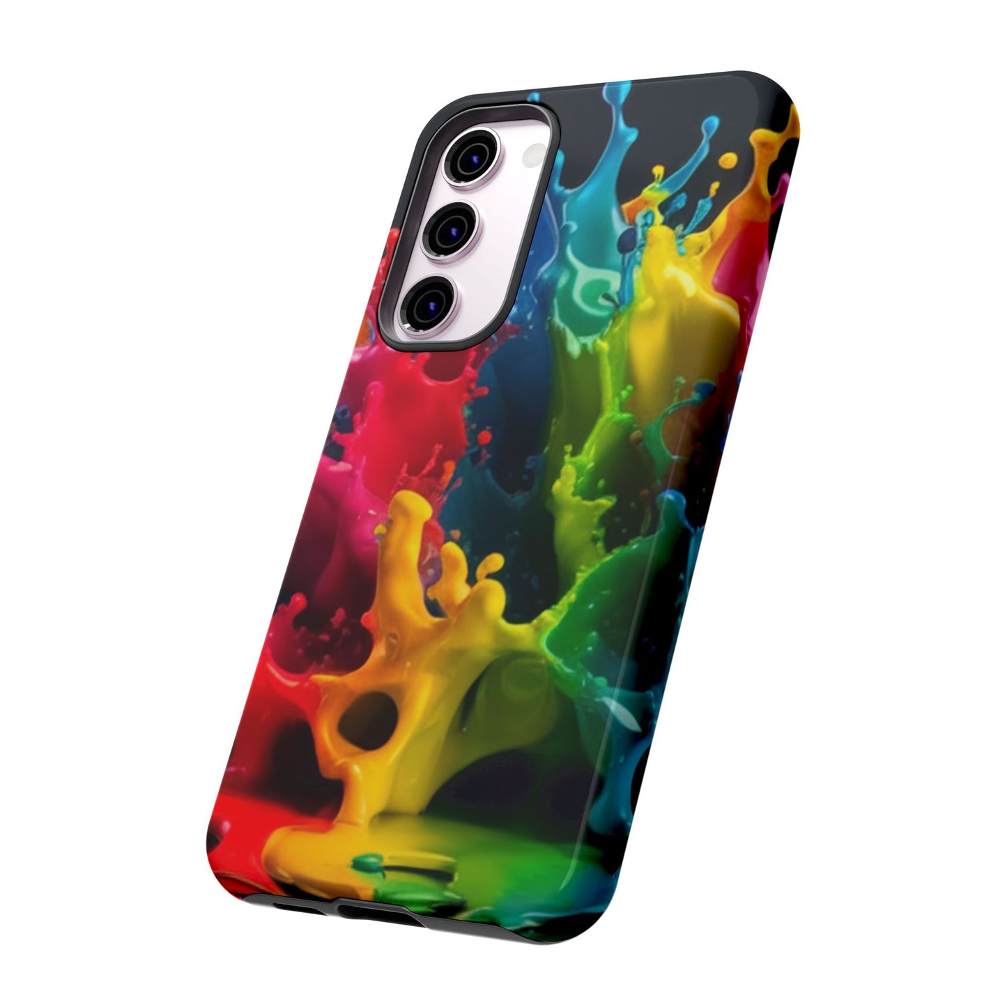 Vibrant Splash Samsung Phone Case - Tough Spectrum Splash Samsung Case
