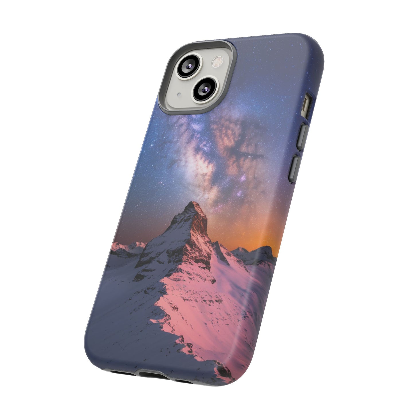 iPhone Case Mountain Top and Milky Way Nature Phone Case Unique Gift